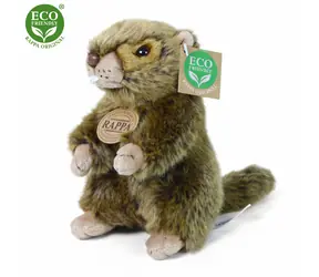 RAPPA Plyšový svišť 17 cm / ECO-FRIENDLY / od 0 měsíců
