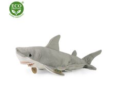 RAPPA Plyšový žralok 36 cm / ECO-FRIENDLY / od 0 měsíců