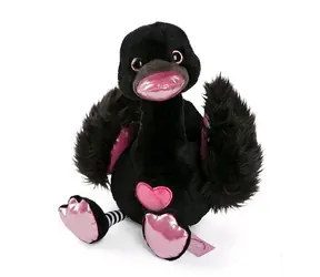 NICI plyš Love Černá labuť 25cm / GREEN kolekce / od 0 měsíců