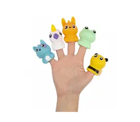 Playgro - Veselá knížka se zvířecími maňásky / od 12 měsíců