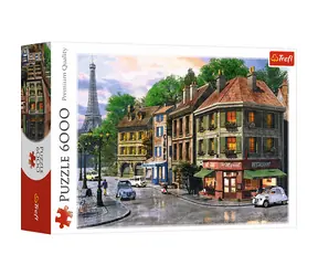 Trefl - Puzzle - Ulice Paříže  / 6000 dílků / 136 x 96 cm / věk od 3 let