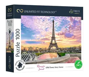 Trefl Prime - Puzzle - UFT Eiffelova věž: Paříž - Francie / 1000 dílků / 6.3 x 48 cm / věk 12+