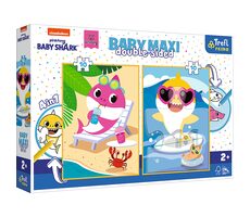Trefl Primo - Puzzle - Oboustranné puzzle Baby shark / 2 x 10 dílků / 40 x 30 cm / věk 2+