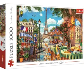 Trefl - Puzzle -  Ráno v Paříži / 1000 dílků / 68.3 x 48 cm / věk 12+