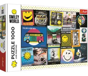 Trefl - Puzzle - Lepší den se Smajlíkem - Smajlík  / 1000 dílků / 68.3 x 48 cm / věk 12+