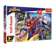 Trefl - Puzzle - Spiderman MAXI / 24 dílků / 60 x 40 cm / věk 3+