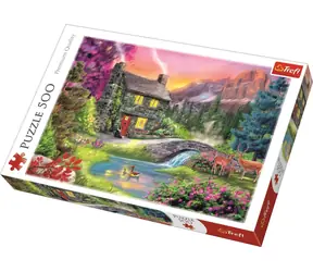 Trefl - Puzzle - Horská idylka / 500 dílků / 48 x 34 cm / věk 10+