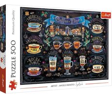 Trefl - Puzzle - Čas na kávu / 500 dílků / 48 x 34 cm / věk 10+