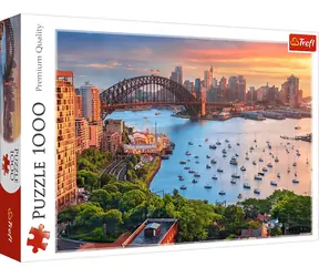 Trefl - Puzzle - Sydney (Austrálie) / 1000 dílků / 68.3 x 48 cm / věk 12+