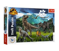 Trefl - Puzzle -  Jurský svět: Nadvláda / 100 dílků / 41 x 27.5 cm / věk 5+