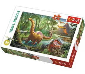 Trefl - Puzzle - Dinosauři  / 60 dílků / 33 x 22 cm / věk 4+
