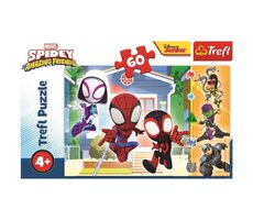 Trefl - Puzzle - Ve světě Spideyho / 60 dílků / 33 x 22 cm / věk 4+
