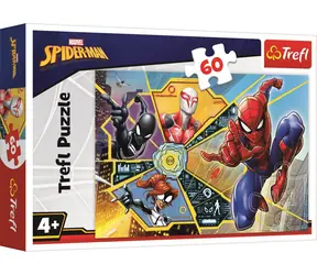 Trefl - Puzzle - Spiderman: Na síti / 60 dílků / 33 x 22 cm / věk 4+