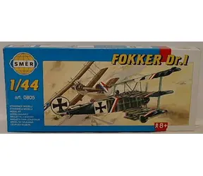 Směr Fokker Dr. 1 / Plastikový model / 1:44 / 31 dílků / od 8 let
