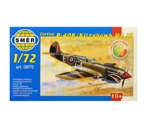 Směr CURTISS P - 40K / Plastikový model / 1:72 / 45 dílků / od 8 let