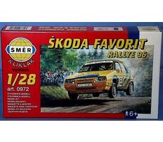 Směr KlikKlak systém Škoda Favorit Rallye 96 / 1:28 / 20 dílků / od 6 let