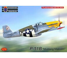 Kovozávody Prostějov P-51B Mustang Malcolm / Plastikový model / 1:72 / 42 dílů