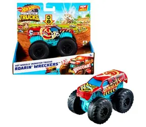 Mattel Hot Wheels HDX60 Monster trucks svítící a rámusící vrak / od 3 let