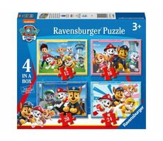 Ravensburger - Puzzle - Tlapková patrola 4v1 / 12+16+20+24 dílků / od 3 let