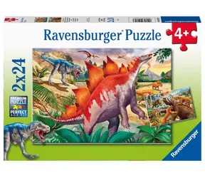 Ravensburger - Puzzle - Svět dinosaurů - 2x24 dílků / od 4 let