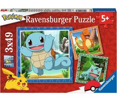 Ravensburger - Puzzle - Vypusťte Pokémony / 3x49 dílků / od 5 let