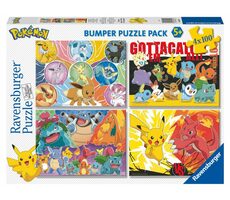 Ravensburger - Puzzle - Pokémon - 4x100 dílků