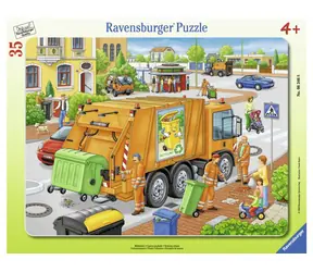 Ravensburger - Puzzle - Odvoz odpadu / 35 dílků / od 4 let