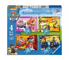 Ravensburger - Puzzle - Tlapková patrola 4v1 / 12+16+20+24 dílků / od 3 let