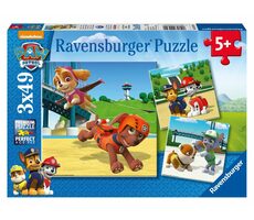 Ravensburger - Puzzle - Tlapková Patrola: Psí tým - 3x49 dílků / od 5 let