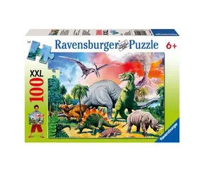 Ravensburger - Puzzle - Mezi dinosaury XXL / 100 dílků / od 6 let