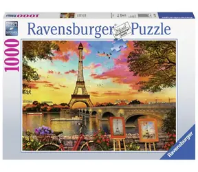 Ravensburger Na břehu Seiny / 1000 dílků / 70 x 50 cm / od 14 let