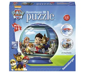 Ravensburger 3D Tlapková Patrola puzzleball / 72 dílků / od 6 let
