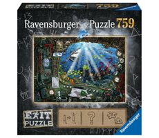 Ravensburger Exit Puzzle: Ponorka / 759 dílků / 70 x 50 cm / od 12 let