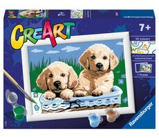 Ravensburger CreArt Roztomilá štěňata / od 7 let