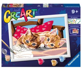 Ravensburger CreArt Dvě mazlivá koťata / od 7 let