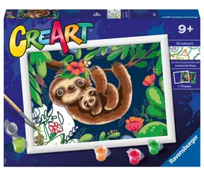 Ravensburger CreArt Roztomilí lenochodi / od 7 let