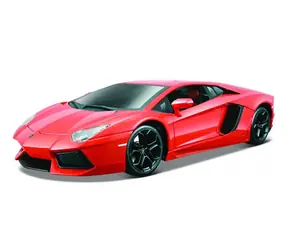 Bburago Plus Lamborghini Aventador LP700-4 Metallic Orange / měřítko 1:18 / od 3 let / Červená