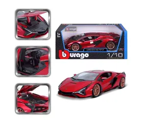 Bburago TOP Lamborghini Sián FKP 37 / měřítko 1:18 / od 3 let / Červená