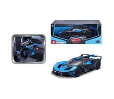 Bburago TOP Bugatti Bolide Blue/Black / měřítko 1:18 / od 3 let / Modrá/Černá