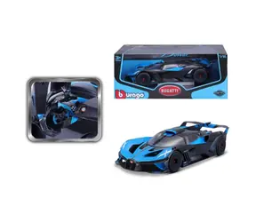 Bburago TOP Bugatti Bolide Blue/Black / měřítko 1:18 / od 3 let / Modrá/Černá