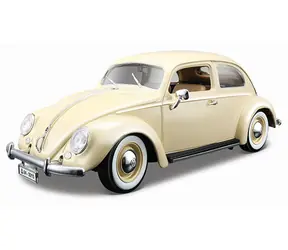 Bburago Volkswagen Beetle 1955 Beige / měřítko 1:18 / od 3 let / Béžová