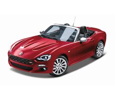 Bburago FIAT 124 SPIDER RED / měřítko 1:24 / od 3 let / Červená
