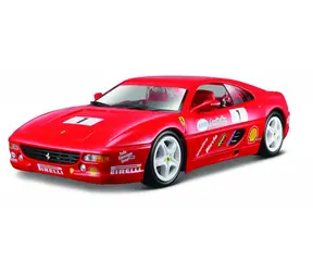 Bburago Ferrari Racing F355 Challenge Red / měřítko 1:24 / od 3 let / Červená