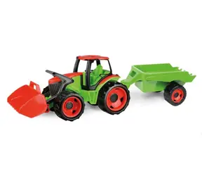 Lena Traktor se lžící a s vozíkem červeno zelená / od 3 let