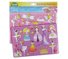 Lena Kreslící šablony ( princezny baletky) / od 3 let