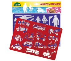 Lena Kreslící šablony (dopravní prostředky) od 3 let