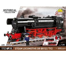 COBI 6283 Parní lokomotiva DR BR 52 TY22 / 1:35 / 1723 kostek / od 10 let