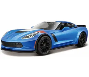 Maisto Corvette Grand Sport 2017 modrá / měřítko 1:24 / od 3 let