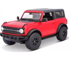 Maisto Ford Bronco Wildtrak 2021 červená / měřítko 1:18 / od 3 let