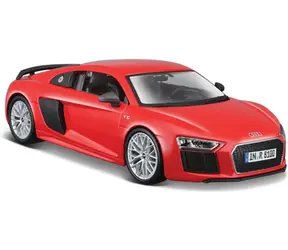 Maisto Audi R8 V10 Plus červená / měřítko 1:24 / od 3 let